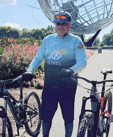 Walter, fundador de la Fundación Cali Bike Park